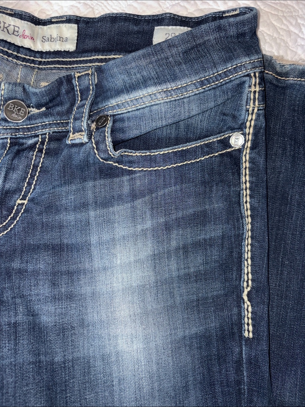 Women's BKE Denim Sabrina 29R jeans - Picture 6 of 11